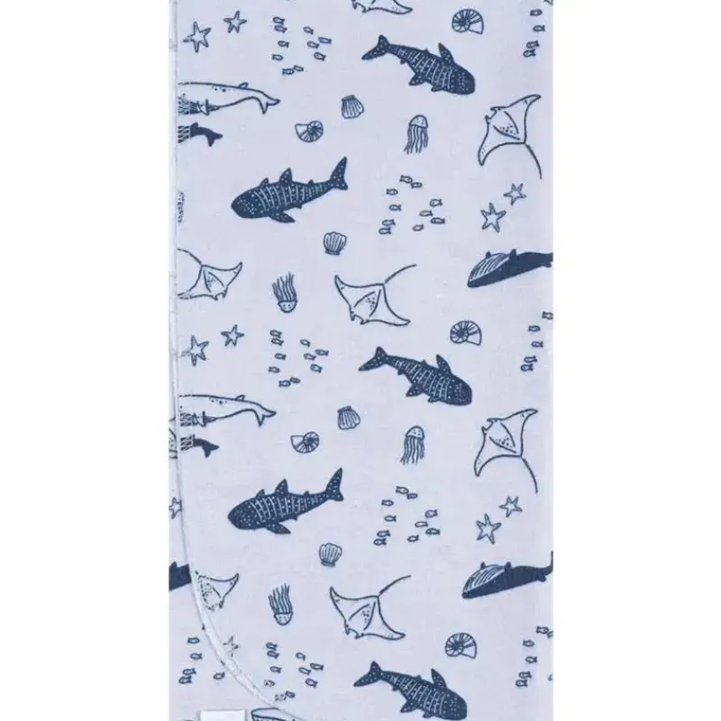 Gerber Blankets & Quilts*Bedding - 4Pk Flannel Blanket, Whale