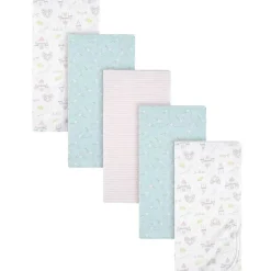 Gerber Blankets & Quilts*Bedding - 5Pk Flannel Baby Blanket - Girl Princess