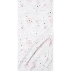Gerber Blankets & Quilts*Bedding - 5Pk Flannel Baby Blanket - Girl Rainbows Flower