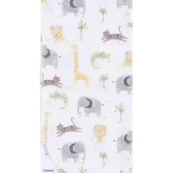 Gerber Blankets & Quilts*Bedding - 4Pk Flannel Blanket, Neutral Animals