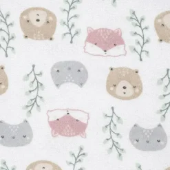 Gerber Blankets & Quilts*Bedding - 5Pk Flannel Baby Blanket - Girl Safari