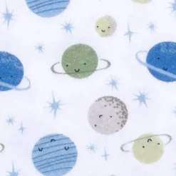 Gerber Blankets & Quilts*Bedding - 5Pk Flannel Baby Blanket - Boy Dino Space