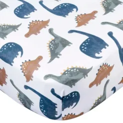 Gerber Crib & Bed Sheets*Bedding - 1Pk Knit Crib Sheet, Dino Time