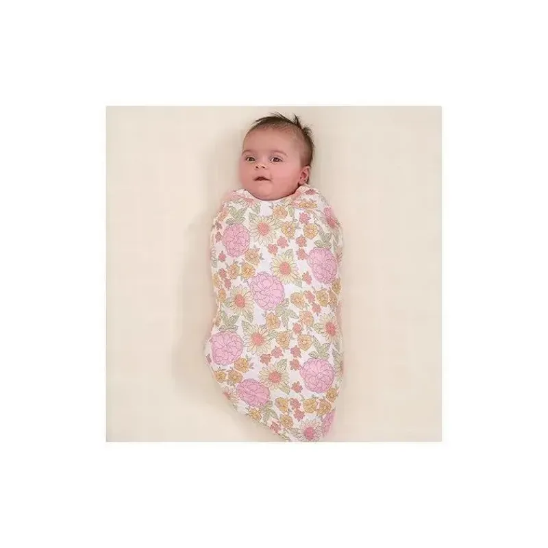 Gerber Blankets & Quilts*Bedding - 2Pk Muslins Blanket, Girl Retro Floral
