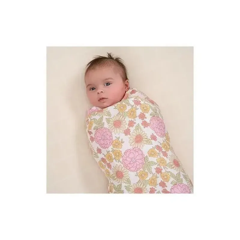 Gerber Blankets & Quilts*Bedding - 2Pk Muslins Blanket, Girl Retro Floral