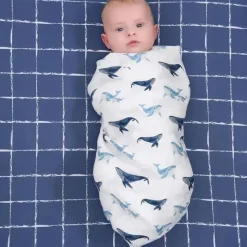 Gerber Blankets & Quilts*Bedding - 2Pk Muslin Blanket, Whale