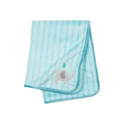 Gerber Blankets & Quilts*Bedding - 1Pk Plush Baby Blanket - Boy Safari