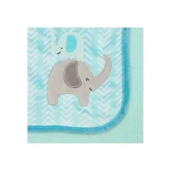 Gerber Blankets & Quilts*Bedding - 1Pk Plush Baby Blanket - Boy Safari