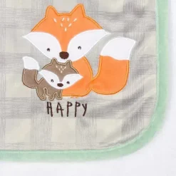 Gerber Blankets & Quilts*Bedding - 1Pk Plush Baby Blanket - Boy Woodland