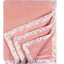 Gerber Blankets & Quilts*Bedding - 1Pk 2Ply Plush Blanket, Girl Retro Floral