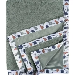 Gerber Blankets & Quilts*Bedding - 1Pk 2Ply Plush Blanket, Dino Time