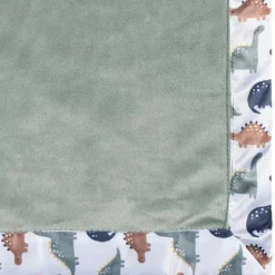 Gerber Blankets & Quilts*Bedding - 1Pk 2Ply Plush Blanket, Dino Time