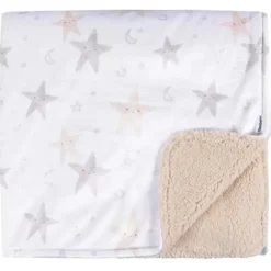 Gerber Blankets & Quilts*Bedding - 1Pk 2Ply Plush Blanket | Neutral Celestial
