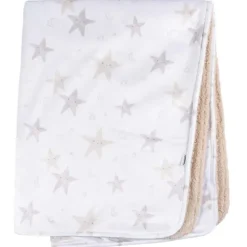Gerber Blankets & Quilts*Bedding - 1Pk 2Ply Plush Blanket | Neutral Celestial