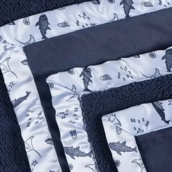 Gerber Blankets & Quilts*Bedding - 1Pk 2Ply Plush Blanket, Whale