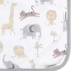 Gerber Blankets & Quilts*Bedding - 1Pk 2Ply Plush Blanket, Neutral Animals