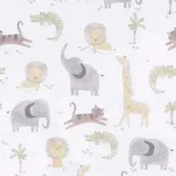 Gerber Blankets & Quilts*Bedding - 1Pk 2Ply Plush Blanket, Neutral Animals