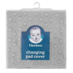 Gerber Changing Pads & Covers*Cuddletime 1Pk Baby Changing Pad Cover - Grey