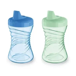 Gerber Straw, Sippy & Training Cups|Dishes, Utensils & Food Containers*Graduates Fun Grips Spill-Proof Cups 2-Pack, 10 oz. Colors May Vary