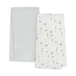 Gerber Blankets & Quilts*Organic Flannel Blanket, Grey Clouds