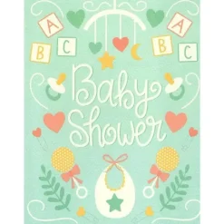Gina B Designs Gender Reveal*- Baby Shower Greeting Card for Mother to Be, New Parents, Future Mamas, etc.