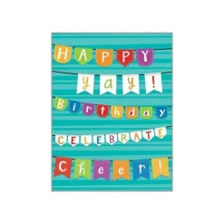 Gina B Designs Gift Wrap*- Birthday Greetings Card, Party Banners