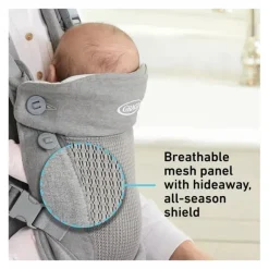 Graco Front, Hip And Backpack Carriers*- Cradle Me 3-in-1 Baby Carrier, Charcoal Grey