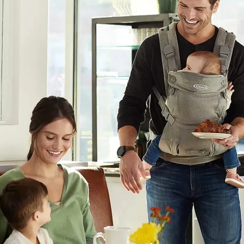 Graco Front, Hip And Backpack Carriers*- Cradle Me 4-in-1 Baby Carrier, Grey
