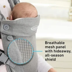 Graco Front, Hip And Backpack Carriers*- Cradle Me 4-in-1 Baby Carrier, Grey