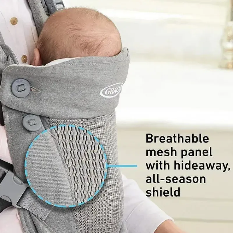 Graco Front, Hip And Backpack Carriers*- Cradle Me 4-in-1 Baby Carrier, Grey
