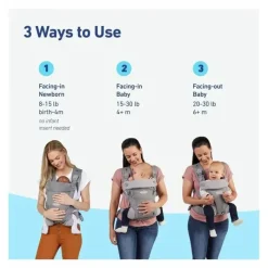 Graco Front, Hip And Backpack Carriers*- Cradle Me Lite 3-in-1 Carrier, Oatmeal