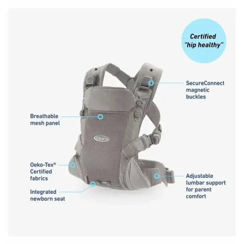 Graco Front, Hip And Backpack Carriers*- Cradle Me Lite 3-in-1 Carrier, Oatmeal