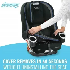 Graco All In One Car Seat|Convertible Car Seats*- 4Ever DLX 4-in-1 Car Seat, Zagg