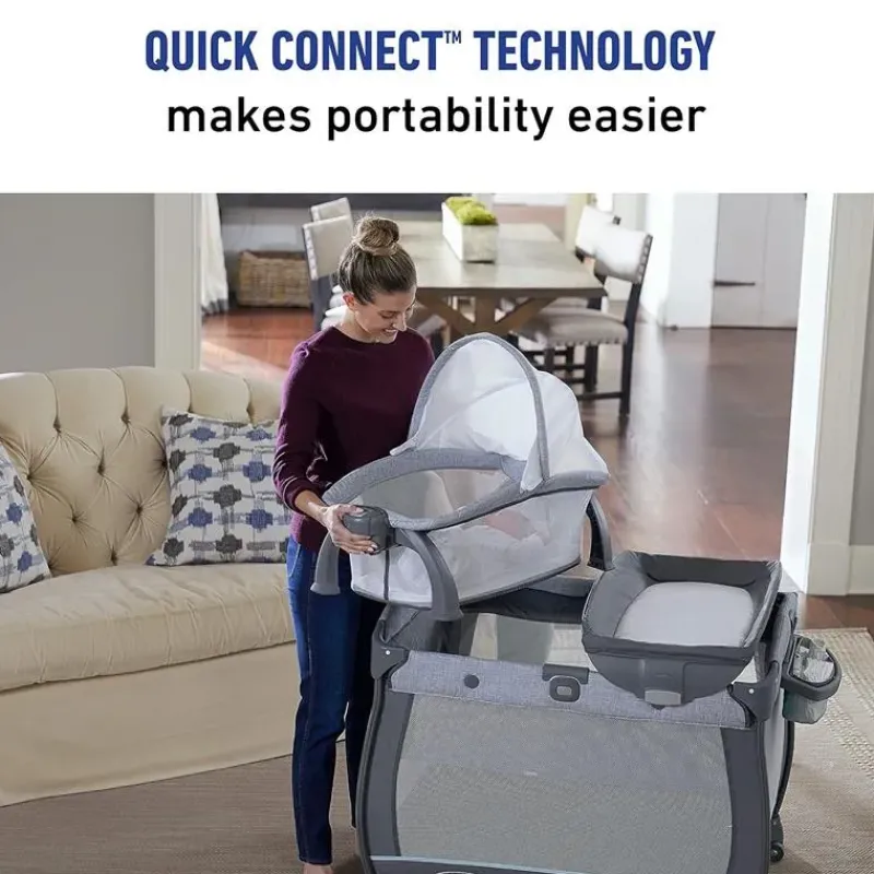 Graco Playards*- Pack 'N Play® Quick Connect™ Portable Bassinet, Alex