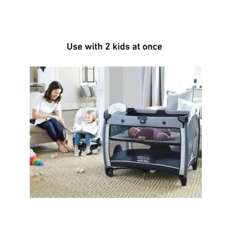 Graco Playards*- Pack 'n Play Rock 'n Grow Playard