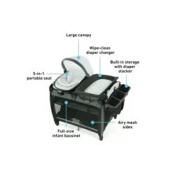 Graco Playards*- Pack 'n Play Rock 'n Grow Playard