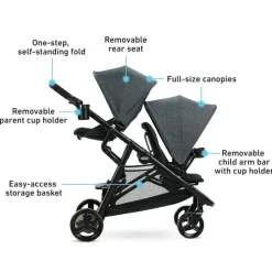 Graco Double Strollers*- Ready2Grow 2.0 Double Stroller, Rafa