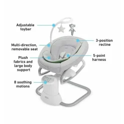 Graco Bouncers, Swings & Rockers*- Soothe My Way Baby Swing with Removable Rocker, Madden