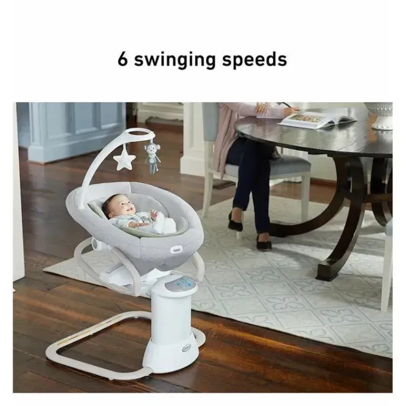 Graco Bouncers, Swings & Rockers*- Soothe My Way Baby Swing with Removable Rocker, Madden