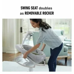 Graco Bouncers, Swings & Rockers*- Soothe My Way Baby Swing with Removable Rocker, Madden