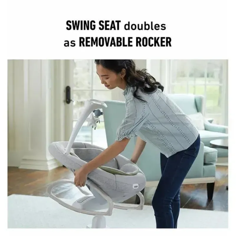 Graco Bouncers, Swings & Rockers*- Soothe My Way Baby Swing with Removable Rocker, Madden