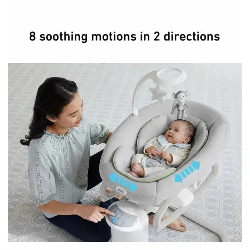 Graco Bouncers, Swings & Rockers*- Soothe My Way Baby Swing with Removable Rocker, Madden