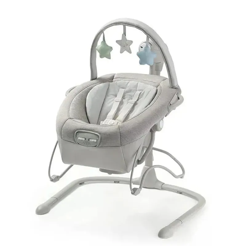 Graco Bouncers, Swings & Rockers*- Soothe n Sway LX Portable Rocker, Modern Cottage