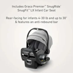 Graco Lightweight Strollers*- Travel System Premier Snugridge Snugfit 35Lx Merge, Midtown