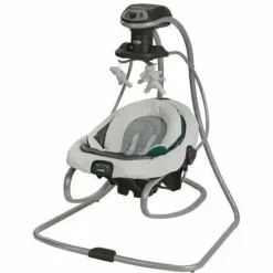Graco Bouncers, Swings & Rockers*DuetSoothe Swing Plus Rocker-Sapphire
