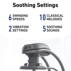 Graco Bouncers, Swings & Rockers*DuetSoothe Swing Plus Rocker-Sapphire