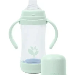 Iplay Straw, Sippy & Training Cups|Dishes, Utensils & Food Containers*Green Sprouts - 5 Oz Glass & Sprout Ware Sip & Straw, Light Sage