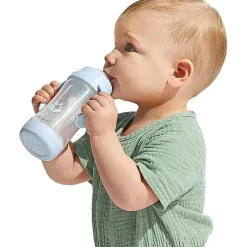 Iplay Straw, Sippy & Training Cups|Dishes, Utensils & Food Containers*Green Sprouts - 5 Oz Glass & Sprout Ware Sip & Straw, Light Blueberry