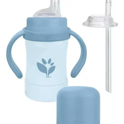 Iplay Straw, Sippy & Training Cups|Dishes, Utensils & Food Containers*Green Sprouts - 6 Oz Sprout Ware Sip & Straw, Blueberry