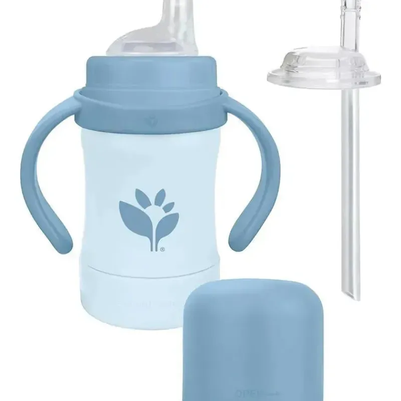 Iplay Straw, Sippy & Training Cups|Dishes, Utensils & Food Containers*Green Sprouts - 6 Oz Sprout Ware Sip & Straw, Blueberry